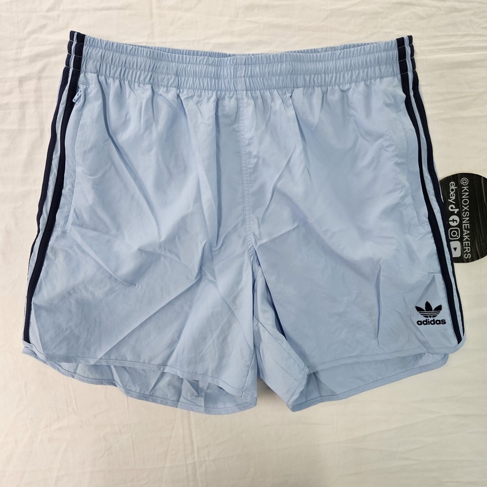 adidas Originals Sprinter Shorts Clear Sky Blue JW6475 Men's Size Small